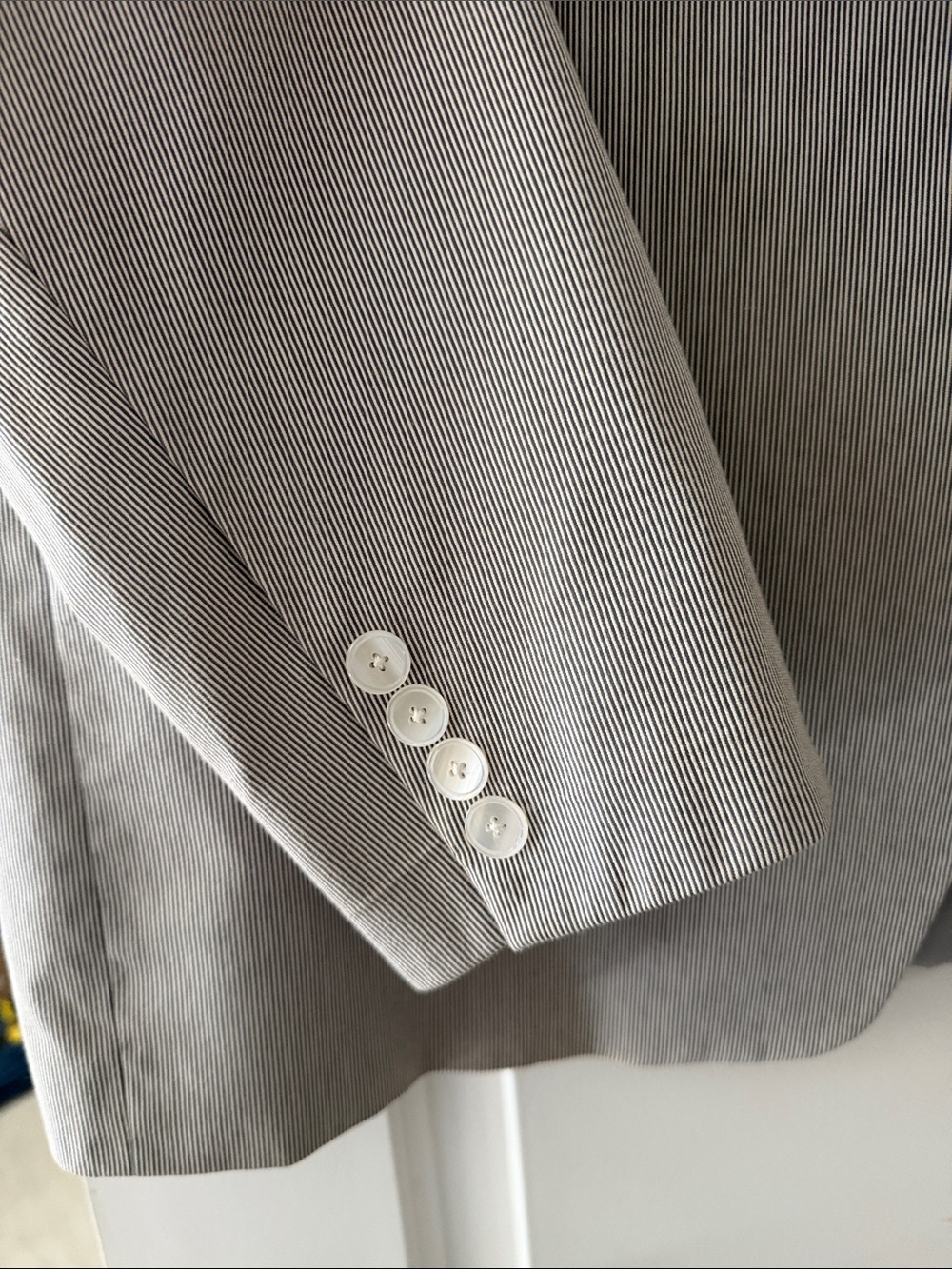 Men's Light Gray Two-Button Lauren Ralph Lauren Sport Coat Blazer - Picture 2 of 6